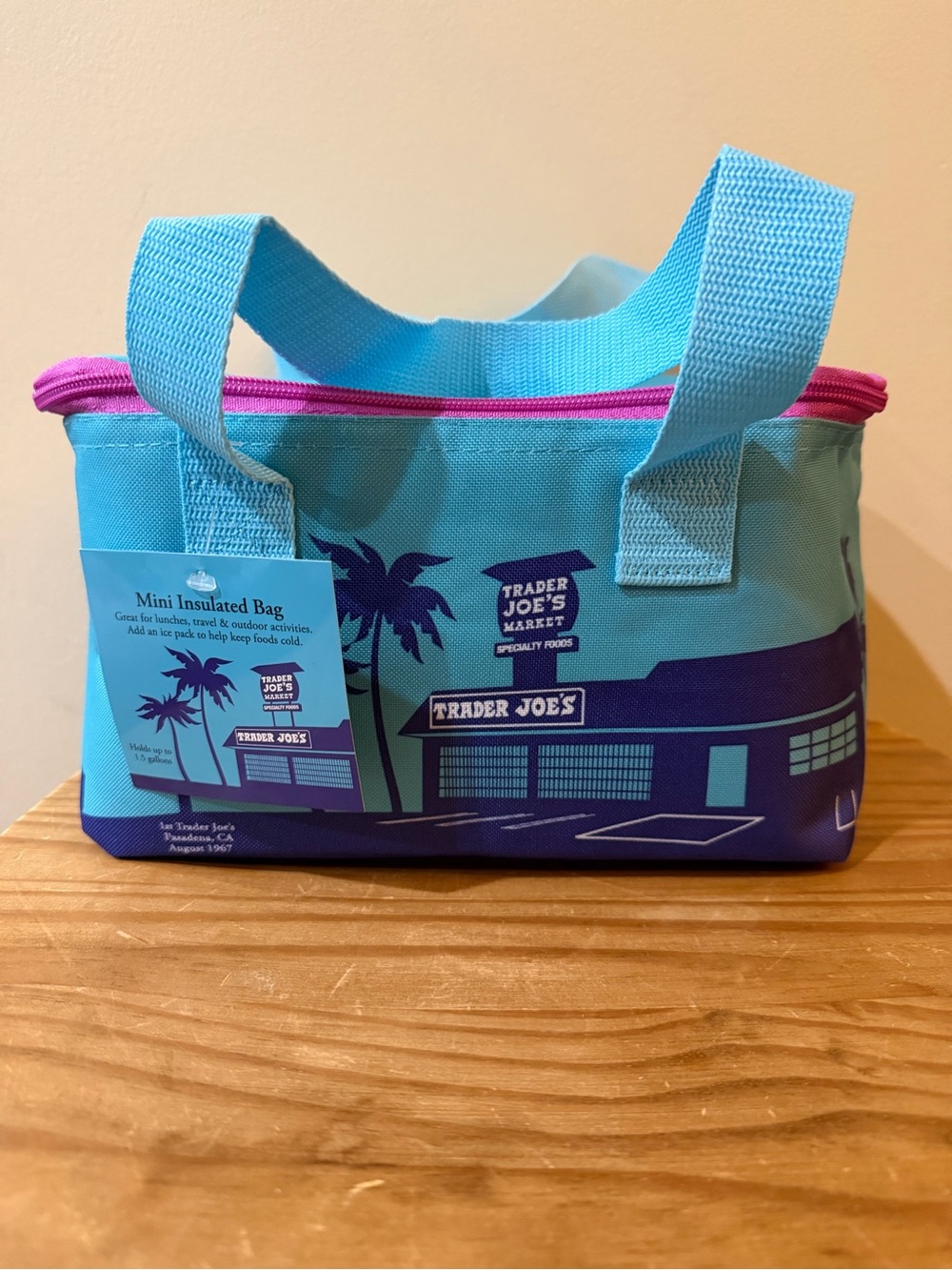 NWT Trader Joe’s Mini Insulated Bag - Cooler Lunch Box Toiletry Bag